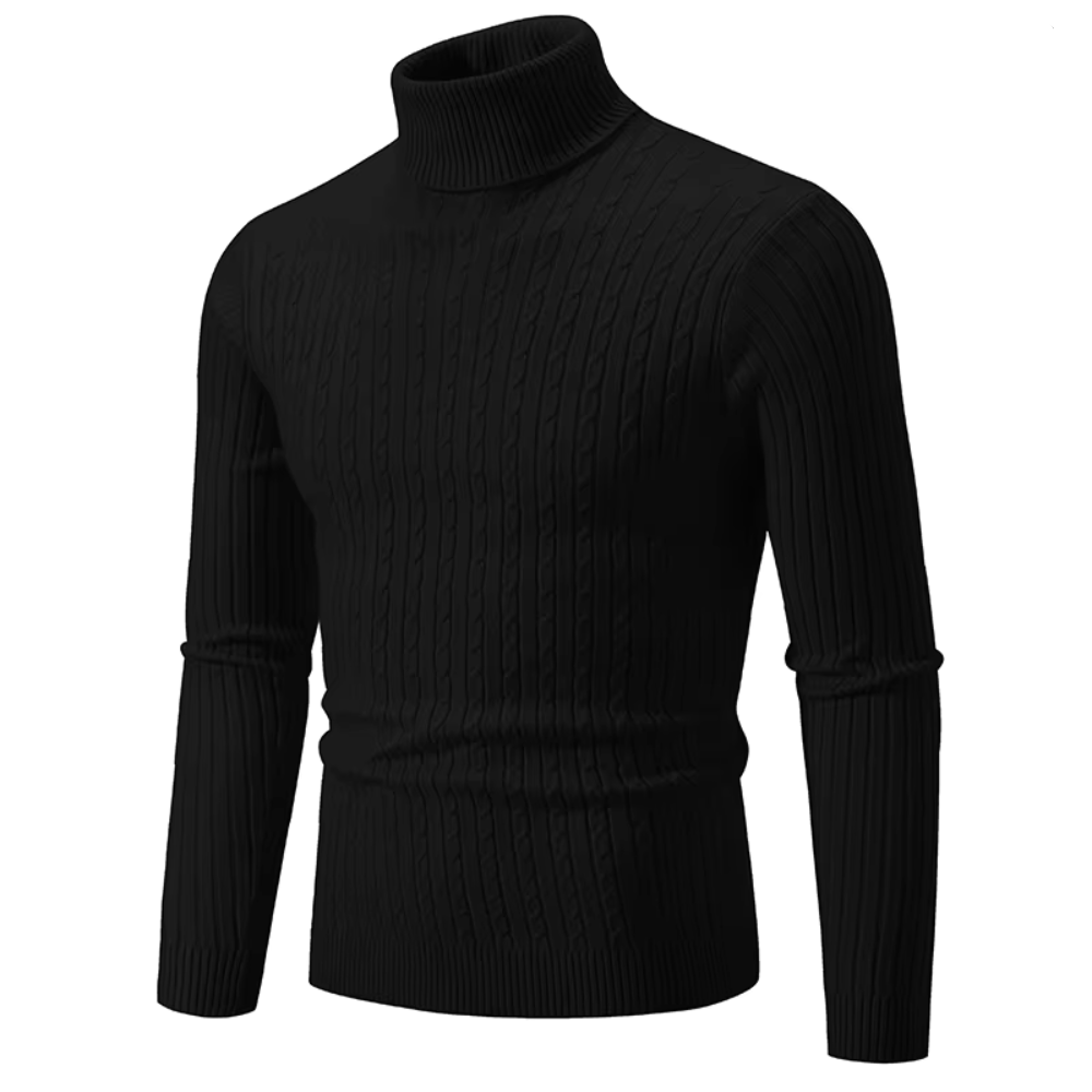 LORETT | ELEVATED HIGH NECK SWEATER