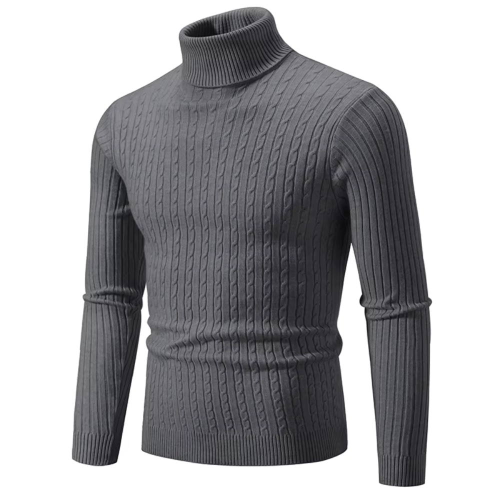 LORETT | ELEVATED HIGH NECK SWEATER