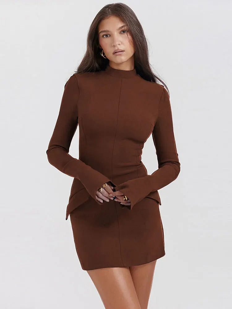 Aida Turtleneck Dress | Available in Multiple Colors