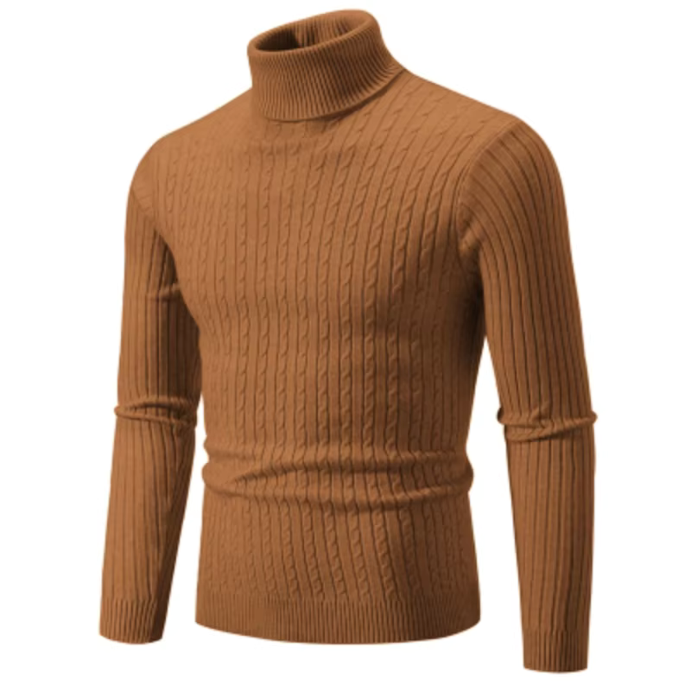 LORETT | ELEVATED HIGH NECK SWEATER