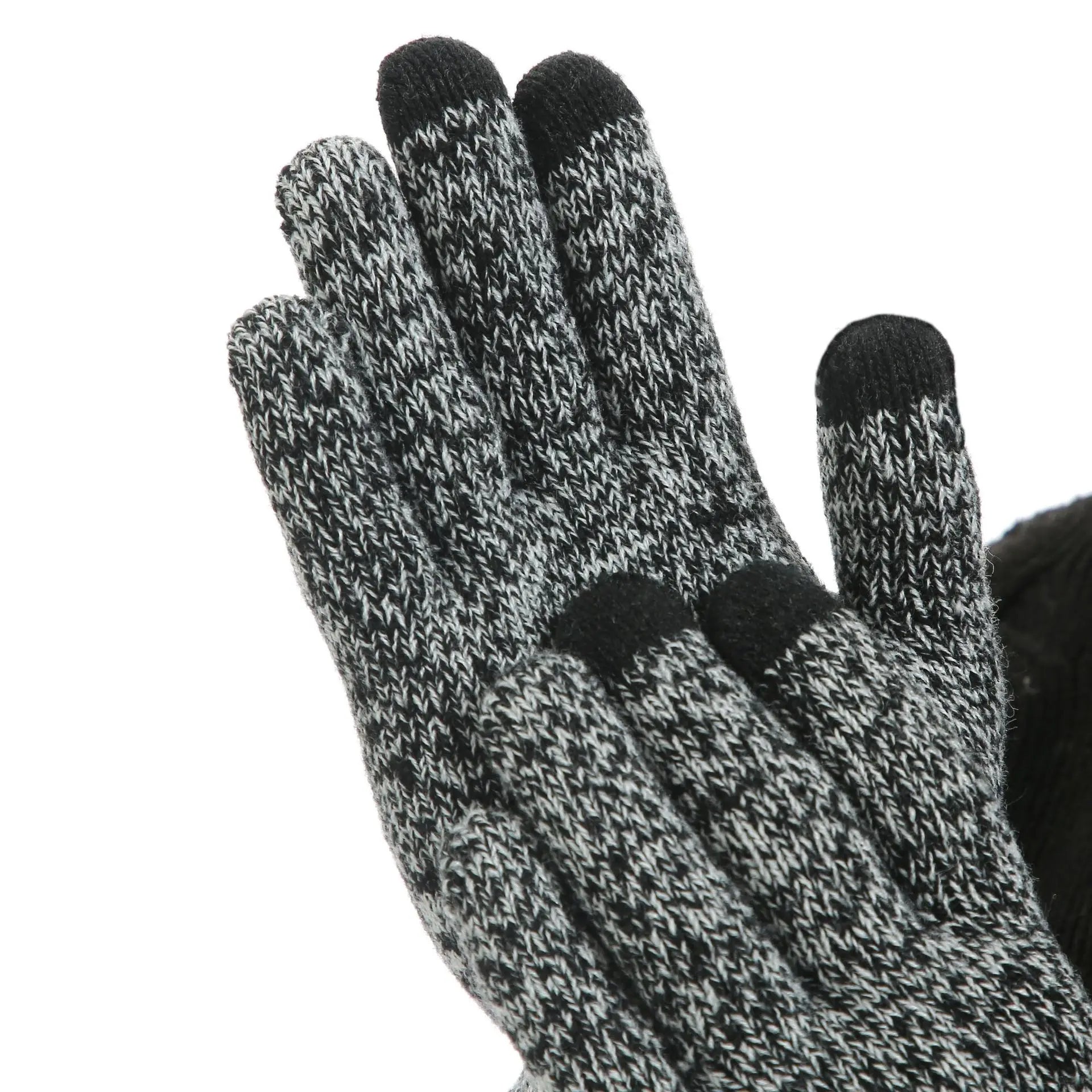 Men's Winter Set: Beanie, Scarf, and Gloves