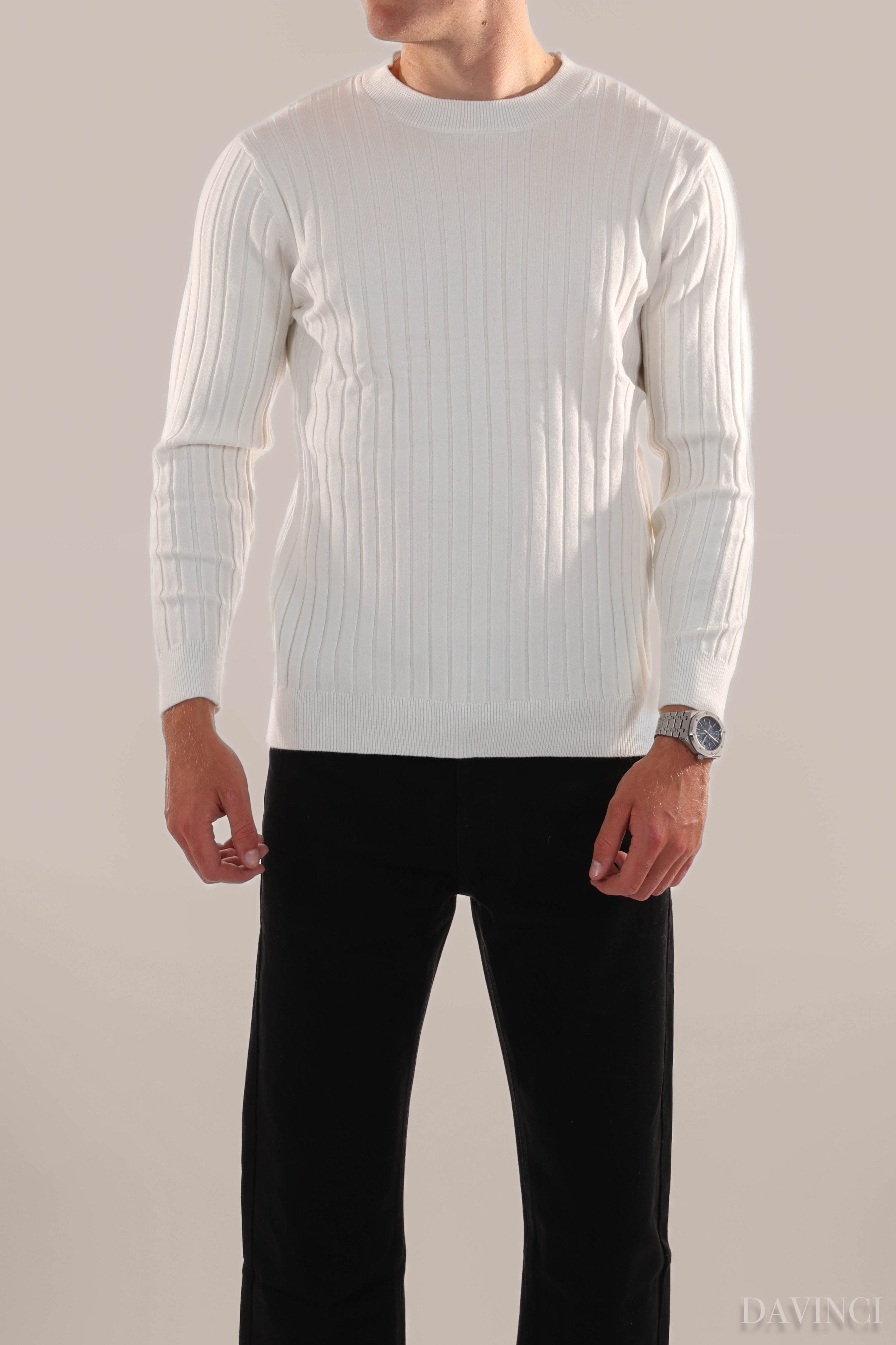 RAFAEL | V-Neck Ribbed Sweater