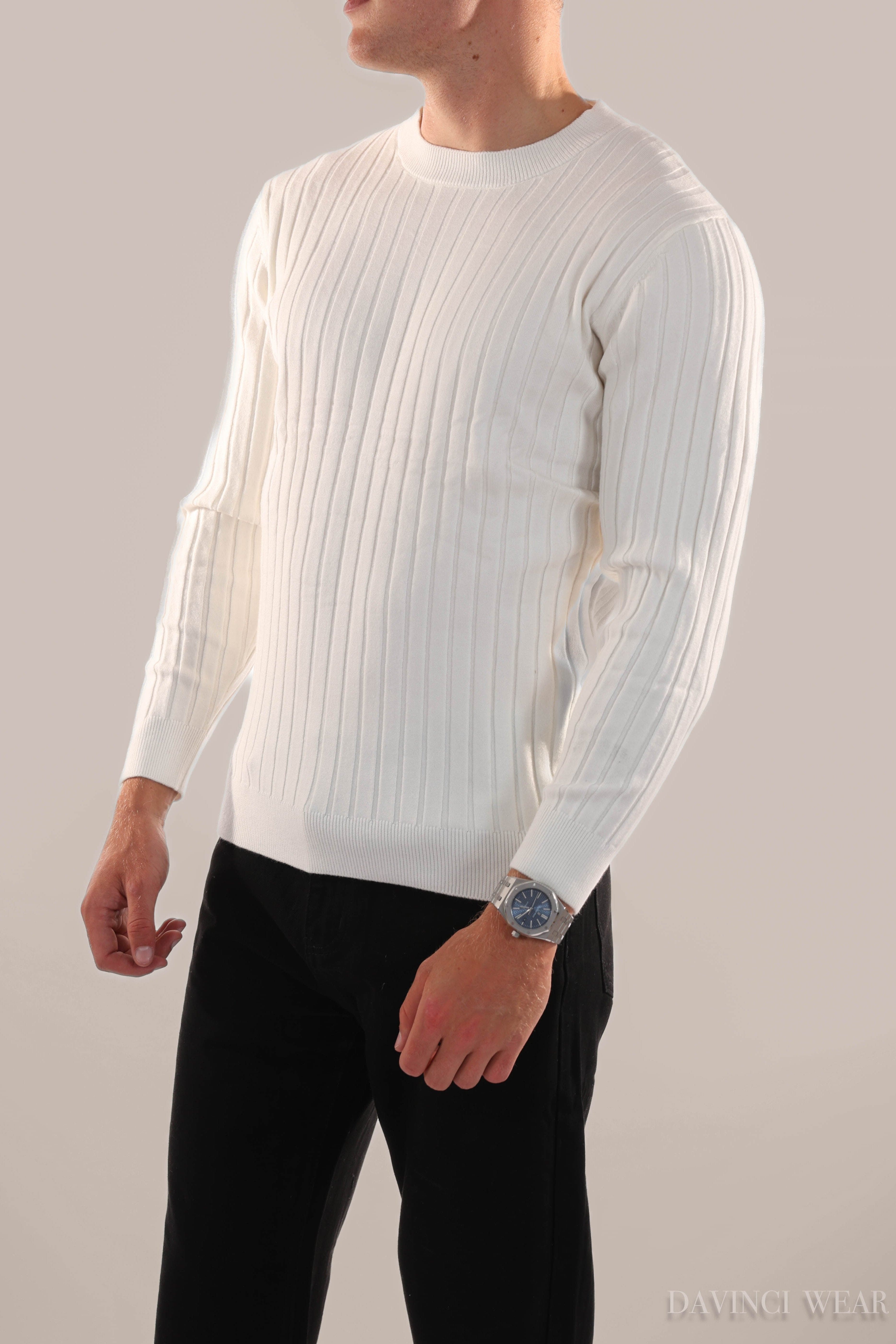 RAFAEL | V-Neck Ribbed Sweater