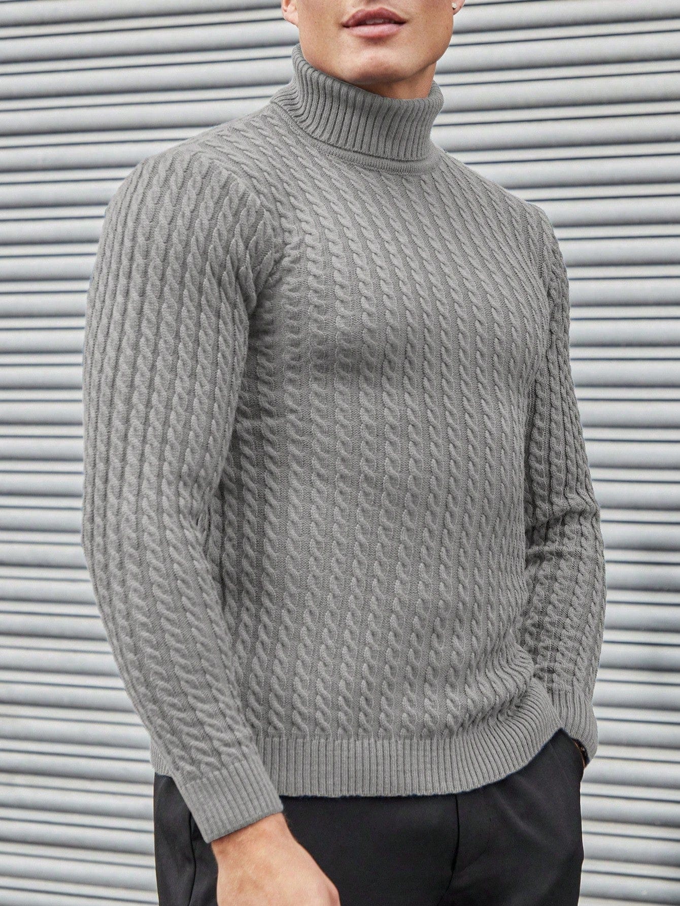 YUGO | ELEVATED NECK SWEATER