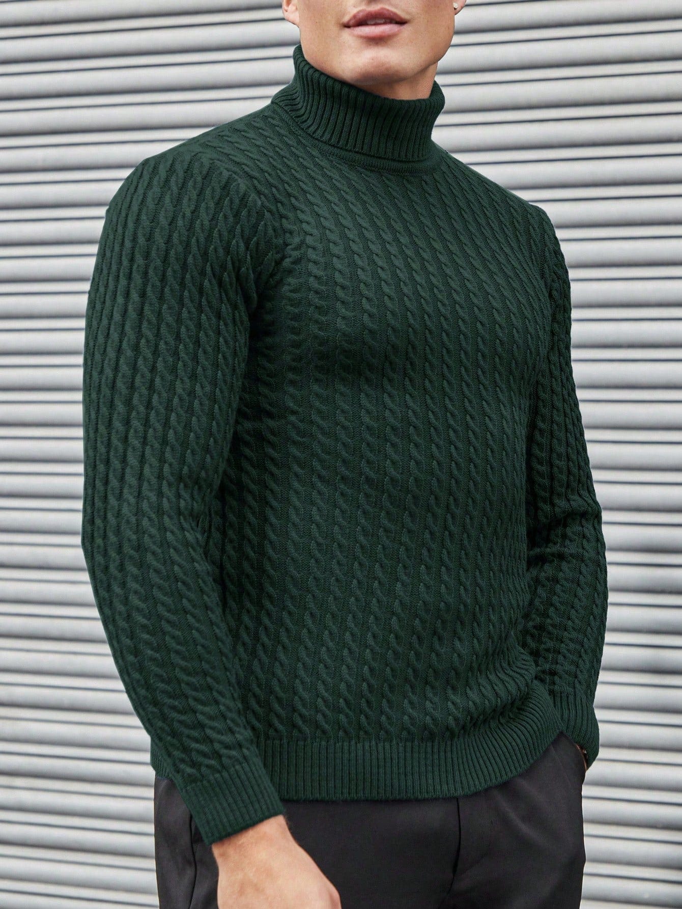 YUGO | ELEVATED NECK SWEATER