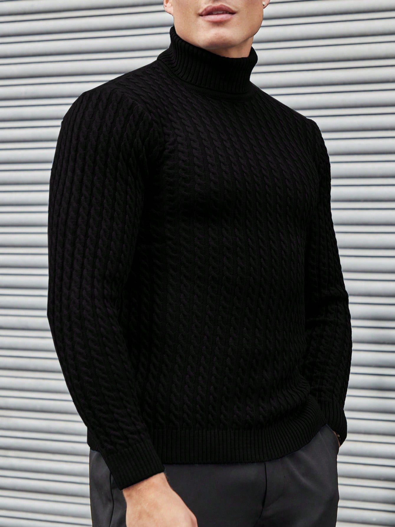 YUGO | ELEVATED NECK SWEATER