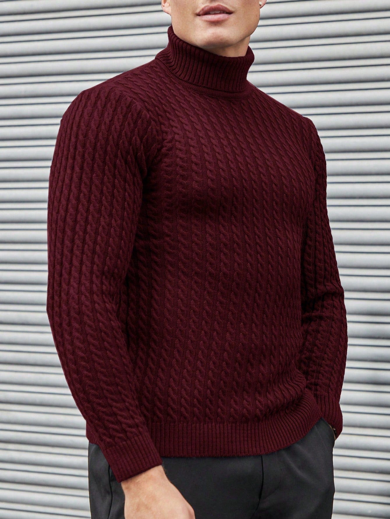 YUGO | ELEVATED NECK SWEATER