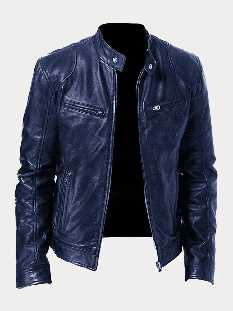 CHRIS | Relaxed Leather Jacket