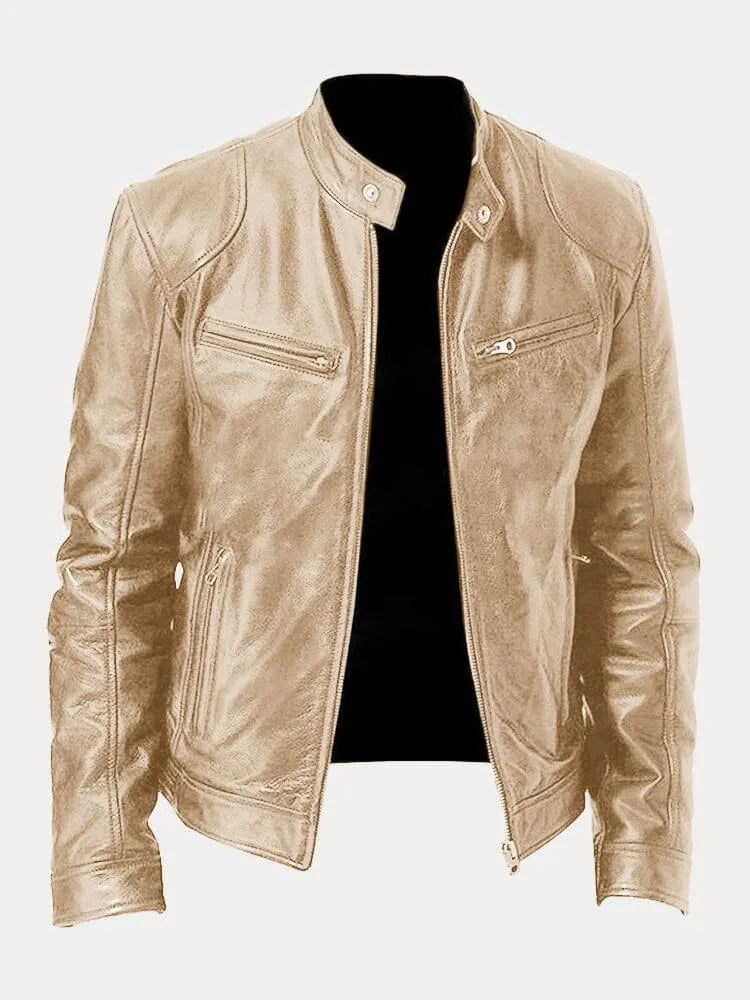 CHRIS | Relaxed Leather Jacket