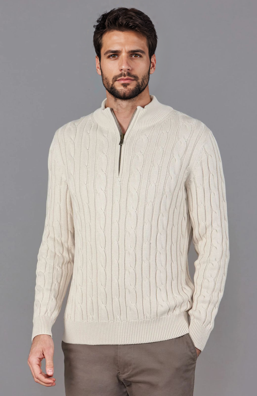 CARLO | COTTON KNIT SWEATER