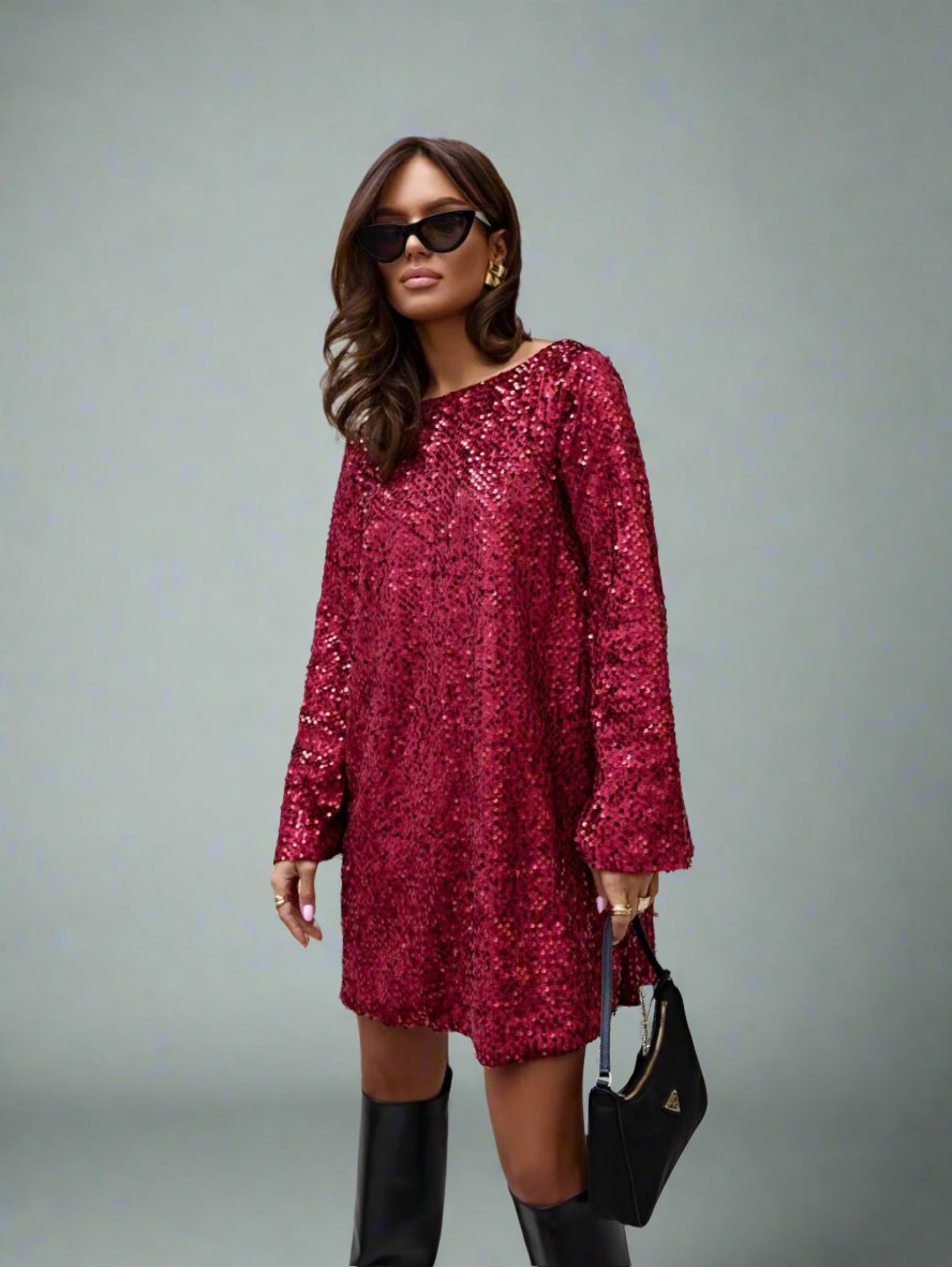 ANDREA™ | Sparkling Sequin Dress