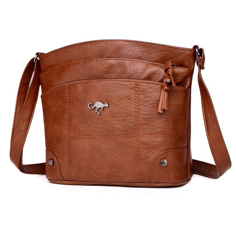 Voli | Classic Vintage Leather Shoulder Bag for Women