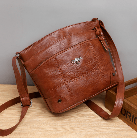 Voli | Classic Vintage Leather Shoulder Bag for Women