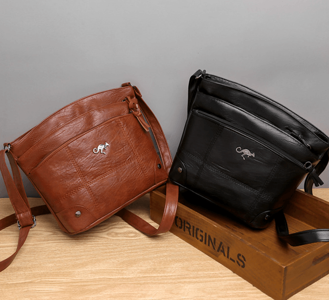 Voli | Classic Vintage Leather Shoulder Bag for Women